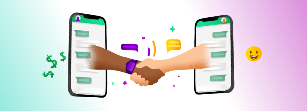Empresário analisando mensagens no WhatsApp e identificando perda de vendas por falta de gestão.