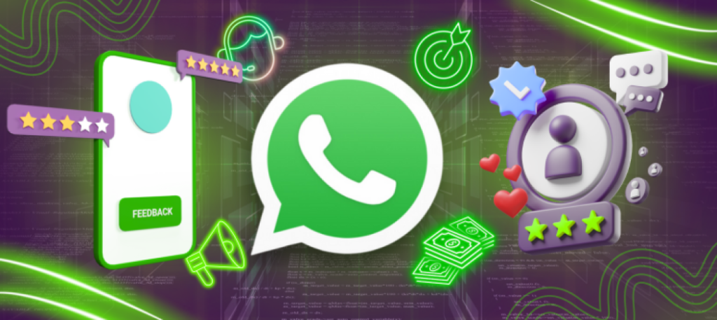 Empresário realizando pós-venda pelo WhatsApp com cliente utilizando mensagens automatizadas e personalizadas.