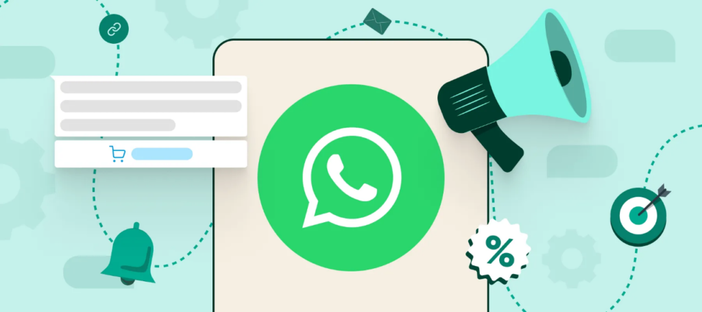 Dashboard acompanhando métricas de campanha pelo WhatsApp em uma plataforma de automação de marketing.